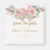 Save the Date Bohemisch Magnet (Vorne)