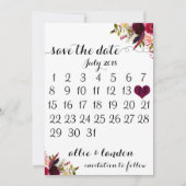 Save the Date | Boho Floral (Vorderseite)
