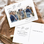 Save the Date Boho Minimalistisch Foto Modern Postkarte<br><div class="desc">Mit unserer Save the Date Boho Minimalistisch Foto Modern Postcard erfassen Sie die Essenz Ihrer Liebe. Diese Postkarte ist eine Mischung aus zeitgenössischem Minimalismus und böhmischem Charme und ist somit die perfekte Wahl für Ihre kommende Hochzeit. Diese Postkarte mit Ihrem hochgeschätzten Foto in der Verlobung wird zu einer greifbaren Erinnerung,...</div>