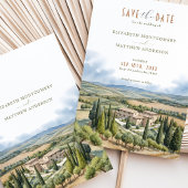 Save the Date Borgo di Castelvecchio, Italien Einladung