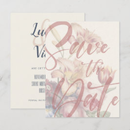 Save the Date Bouquet-Vorlage