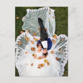 Save the Date Braut und Bräuche Postkarte