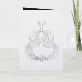 Save the Date - Brautkleid Einladung (Rückseite)