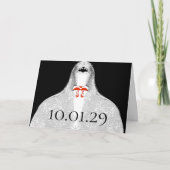 Save the Date - Brautkleid - Einladung (Vorderseite)