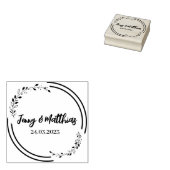 Save the Date Briefmarke, Adressierung Gummistempel (Stempel)