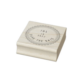 Save The Date | Briefmarke bei Annullierung Gummistempel