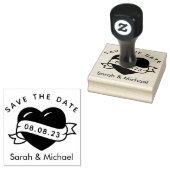 Save the Date Briefmarke Custom Wedding Briefmarke Gummistempel (Stempel)