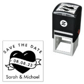 Save the Date Briefmarke Custom Wedding Briefmarke Permastempel (Beispiel)