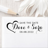 Save the Date Briefmarke Custom Wedding Label (Insitu)