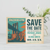 Save The Date | Brooklyn, New (Stehend Vorderseite)