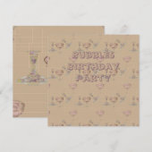 Save the date, Bubbleroom Date (Vorne/Hinten)