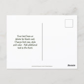 Save The Date Bullfrog Nature Postkarte (Rückseite)