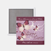 Save the Date: Butterflirts: Magnet (Vorderseite/Rückseite)