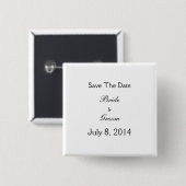Save The Date Button (Vorne & Hinten)