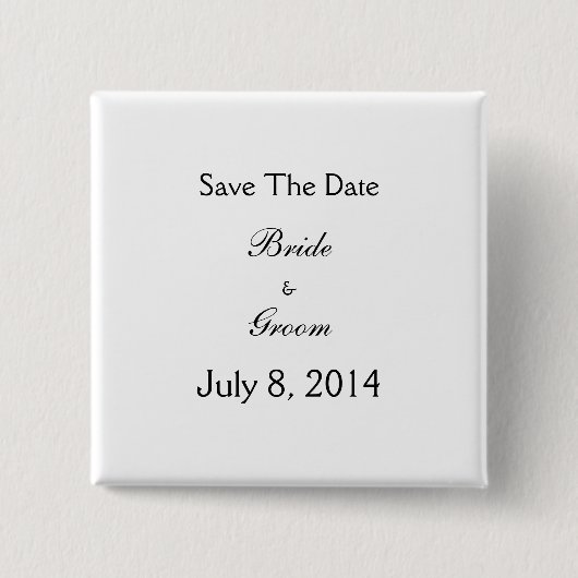 Save The Date Button (Vorderseite)