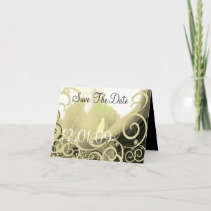 Save the Date Cala-Lilie - TAN und Grün Ankündigung