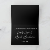 Save the Date Cala Lily - Tan und ... - Individuel Einladung (Innenseite)