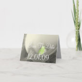 Save the Date Cala Lily - Warm Gray Ankündigung (Vorderseite)