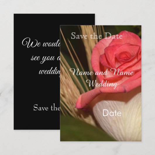 Save the date card (Vorne/Hinten)