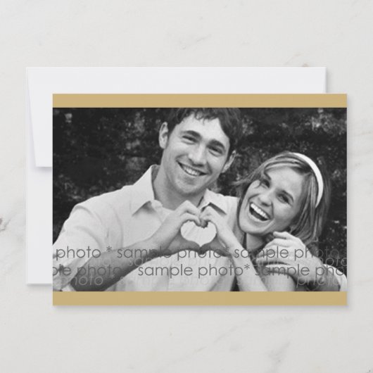 Save the Date Card für Liebe- und Musikkünstler-Fo (Rückseite)