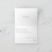 Save the Date Card — Hochzeitstortendesign Ankündigung (Innenseite)