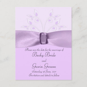 Save the Date Card Lavender Lane