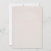 Save the Date Card Modern Wavy Border (Rückseite)