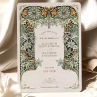 Save the Date Card Victorian Elegance Wedding