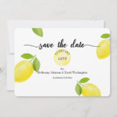 Save the Date Card Wasserfarbenlampen Einladung (Vorderseite)