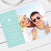 SAVE THE DATE Cards, Starfish Beach Wedding
