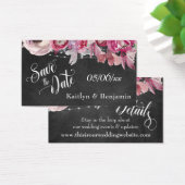 Save the Date Chalkboard Lights Blumendetails (Schreibtisch)