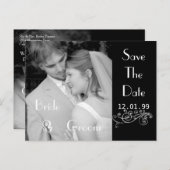 Save the Date christlich mit Ihren Fotos Ankündigungspostkarte (Vorne/Hinten)