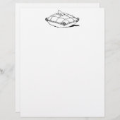 Save the Date Cinderella Slipper Messe Kunst (Vorne/Hinten)