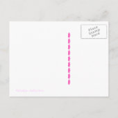 Save the Date Cinderella Slipper Messe Kunst Ankündigungspostkarte (Rückseite)