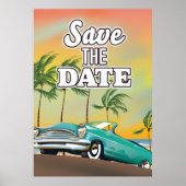 Save the Date Classic Poster (Vorne)
