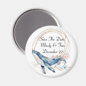 Save the Date Coastal Magnet (Vorderseite/Rückseite)