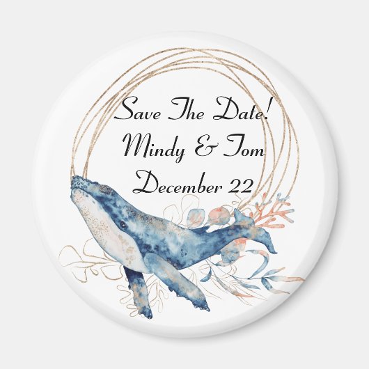 Save the Date Coastal Magnet (Vorne)
