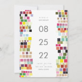 Save The Date | Color Bazaar Einladung (Vorderseite)