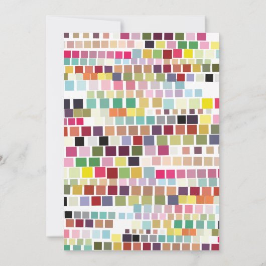 Save The Date | Color Bazaar Einladung (Rückseite)