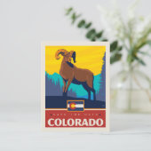 Save The Date | Colorado Einladungspostkarte (Stehend Vorderseite)