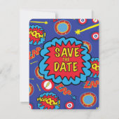 Save the Date Comic Heroes (Rückseite)