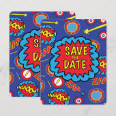 Save the Date Comic Heroes (Vorne/Hinten)