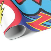 Save the Date Comic Heroes Geschenkpapier (Rolleneckpunkt)