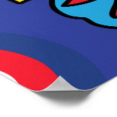 Save the Date Comic Heroes Poster (Ecke)