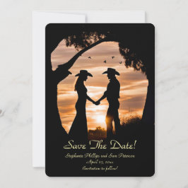 Save the Date Country Western Cowboy Cowgirl  Einladung