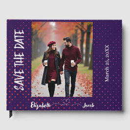 Save the Date Couple Photo  | Personalized Wedding Gästebuch