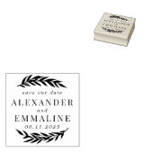 Save the Date Couple's Wedding Gummistempel (Stempel)