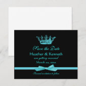 Save the Date Crown Blue (Vorne/Hinten)