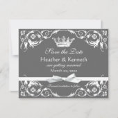 Save the Date Crown White (Vorderseite)