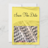"Save the Date" Curlen über Gelb Save The Date (Vorderseite)